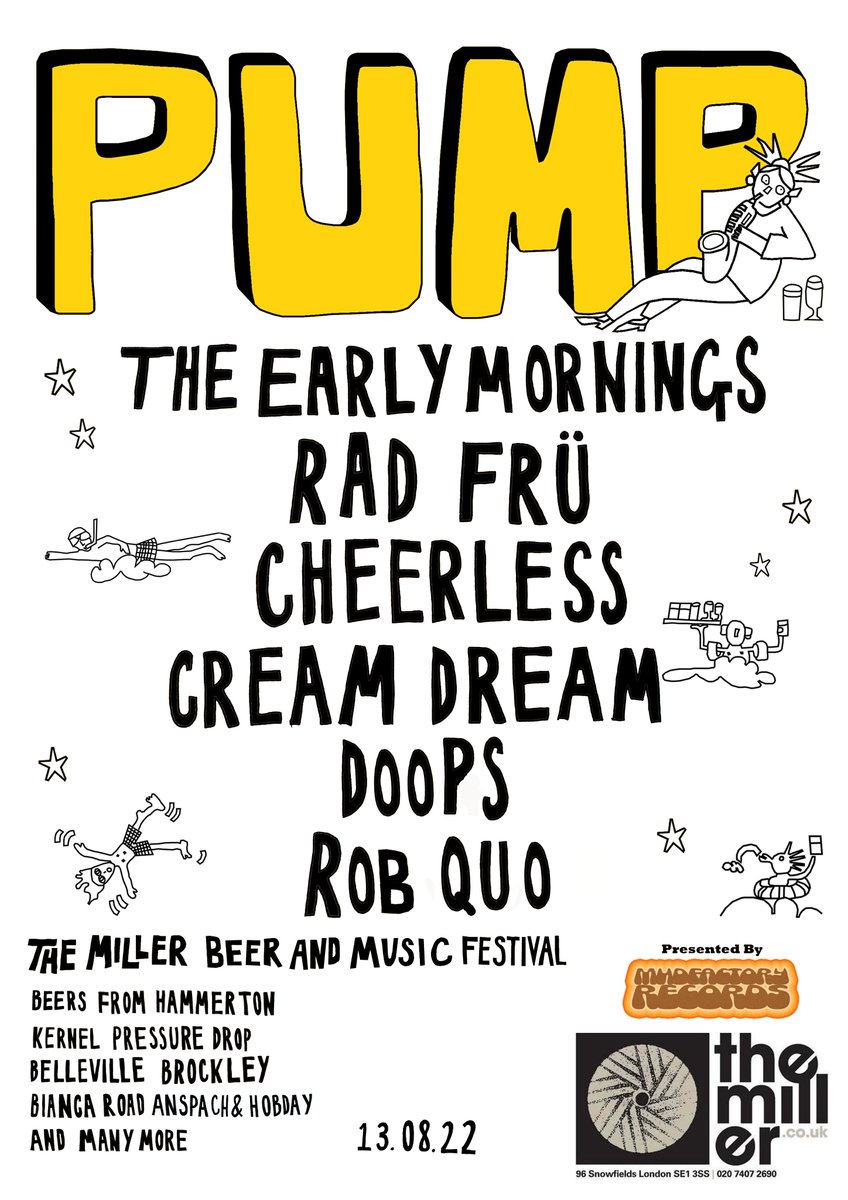 themillerpub's tweet photo. Weather looks good for the weekend. Bring your sun cream, shades, and drinking hat. 1pm til 1am!

Beers: @kernelbrewery @brockleybrewery @AnspachHobday @ByTheHornsBrew  @PressureDropBrw @BellevilleBrew
@HammertonBrew @deyabrewery @biancaroad @WeirdBeard_Brew @CloakDaggerBrew https://t.co/pvtT3N5OQe