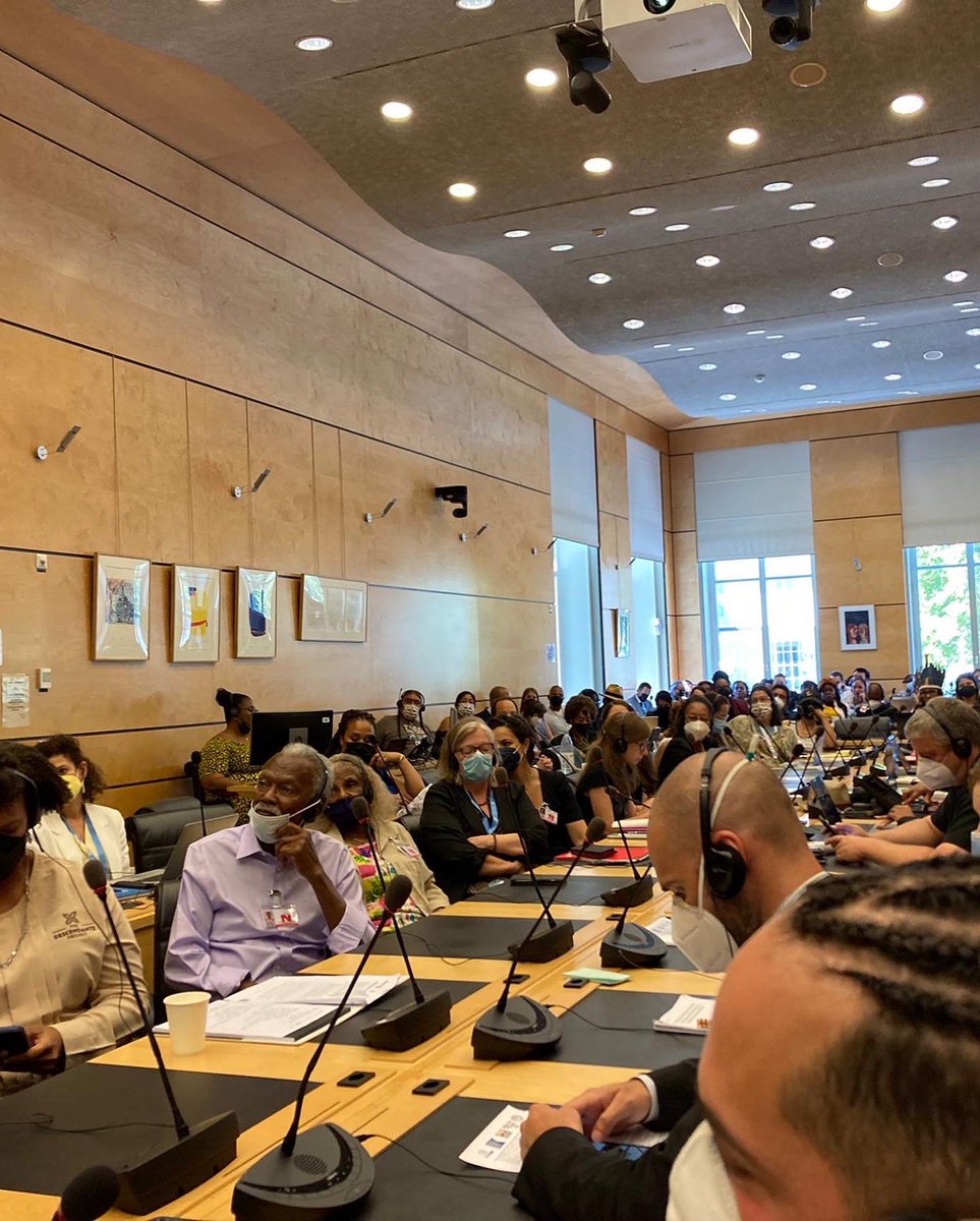 HaitianBridge's tweet image. 📍Geneva, Switzerland

“Between March &amp;amp; May ‘22, the US rightfully allowed entry to 99% of the 23k Ukrainians who arrived at the US border while denying the same access to asylum seekers from #Haiti.”@GuerlineMJozef before @UN Committee on the Elimination of Racial Discrimination