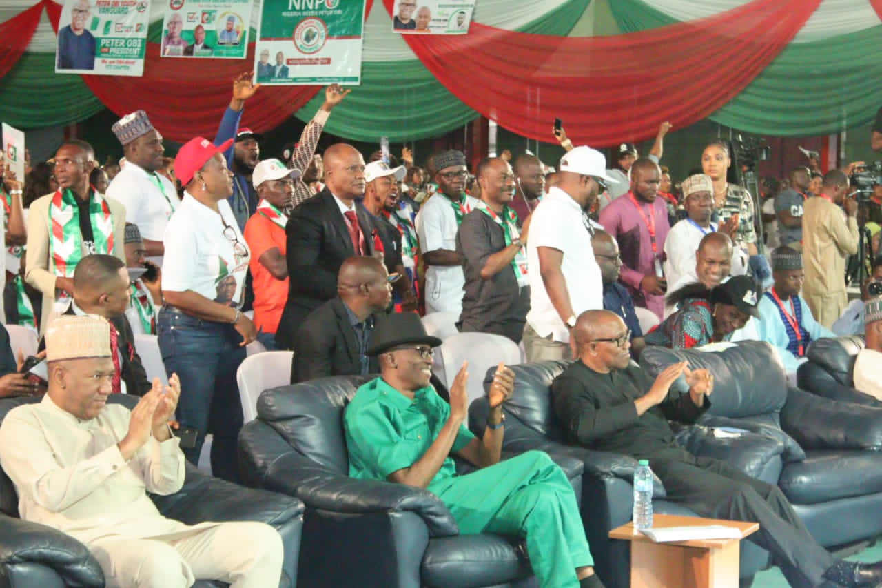 PETER OBI MOCKS PDP, APC, SAYS YOUR ONLY STRUCTURE IS STOMACH INFRASTRUCTURE