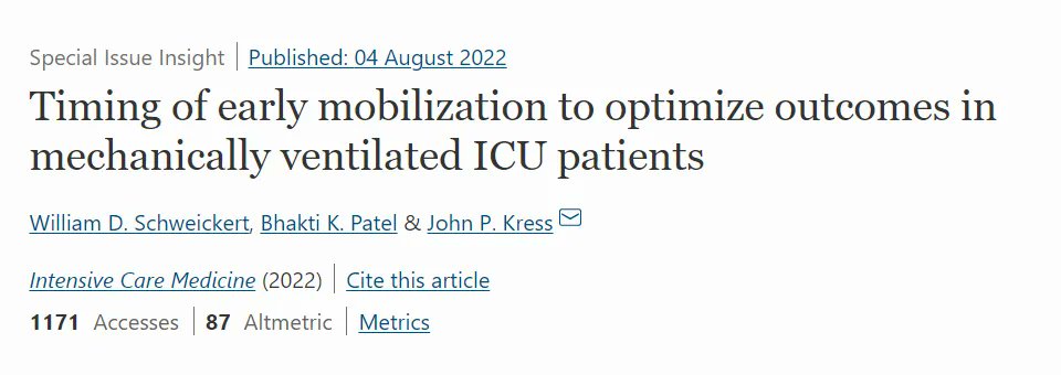 ATS_BSHSR's tweet photo. Timing of #early #mobilization to #optimize #outcomes in #mechanically #ventilated #ICU patients https://t.co/H3bIFktWzD https://t.co/hKmCu6NdTv