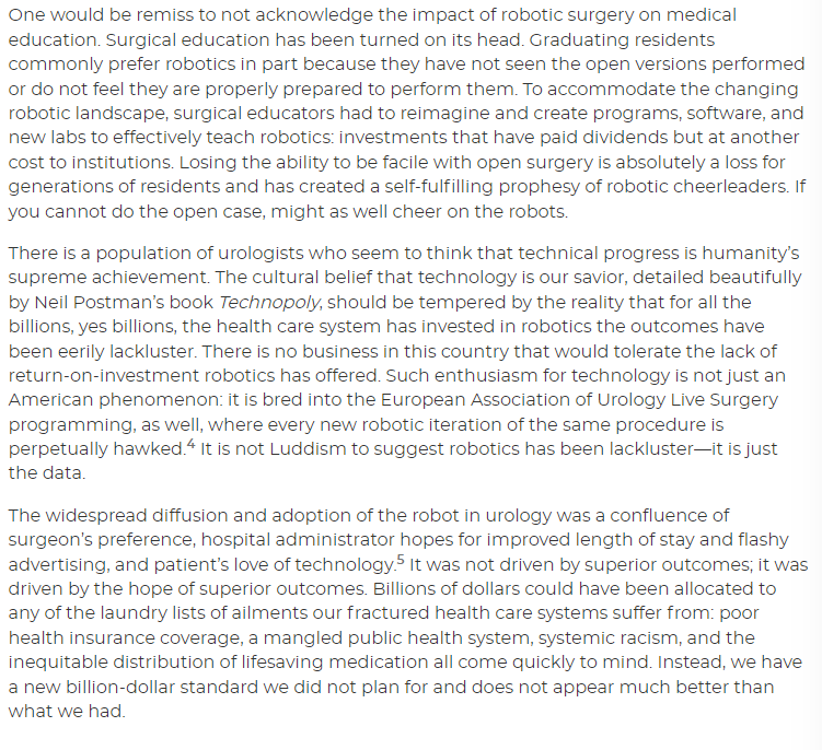 Waiting for the Robot

by Benjamin Davies MD

auajournals.org/doi/10.1097/JU…