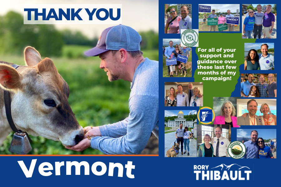Rory Thibault for Vermont tweet media