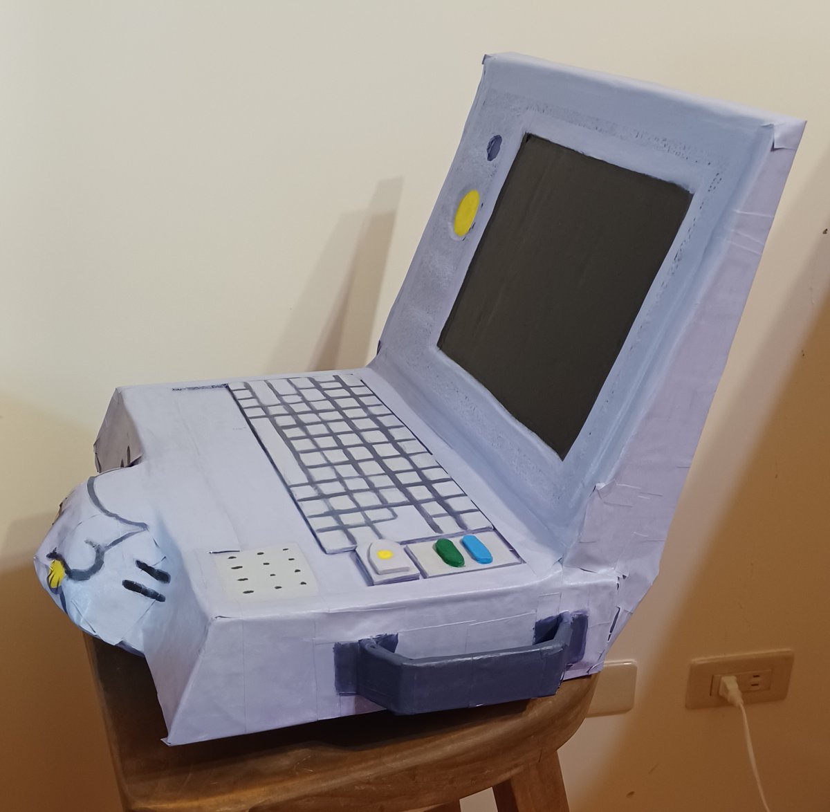 tsuminohane's tweet image. 堪用向Baby Face（電腦型態）
手把可拎
#jjba #handmadeprops #melone #babyface