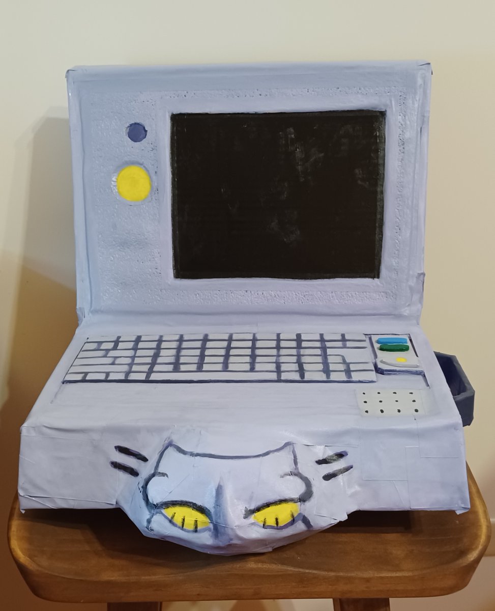 tsuminohane's tweet image. 堪用向Baby Face（電腦型態）
手把可拎
#jjba #handmadeprops #melone #babyface