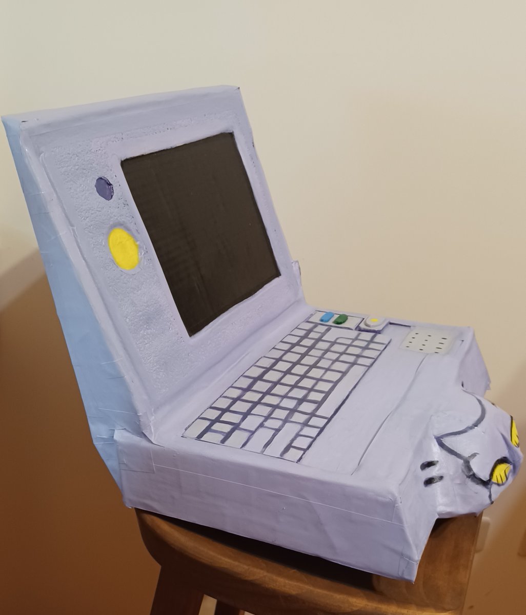 tsuminohane's tweet image. 堪用向Baby Face（電腦型態）
手把可拎
#jjba #handmadeprops #melone #babyface