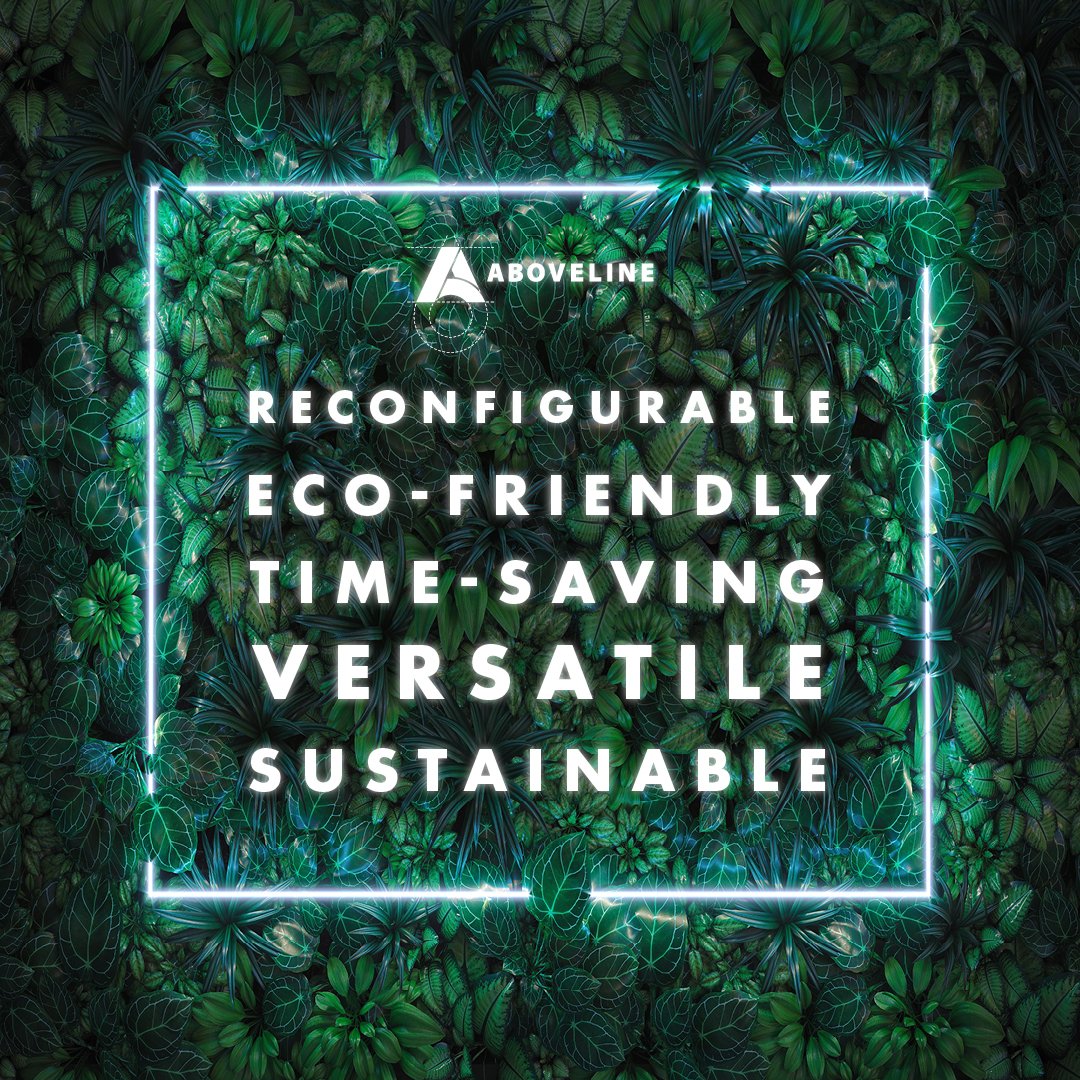 Signing up to our Multi-Show Agreement is the #sustainable option: aboveline.co.uk/re-use-reduce-…  #reusable #modular #exhibitionstands