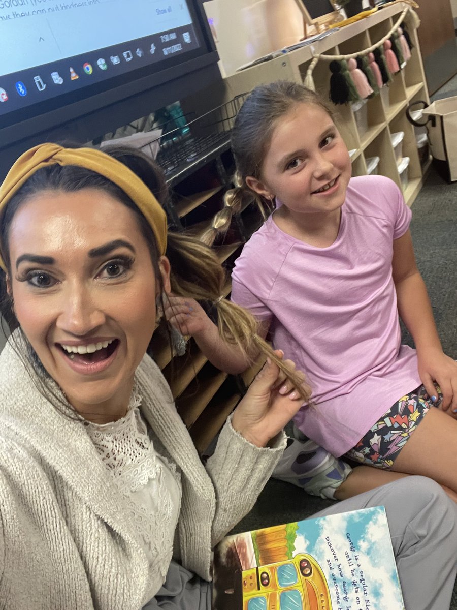 Hair Twinning today! 💚💚💚 <a href="/LFEGrade3/">LFE Third Grade</a>