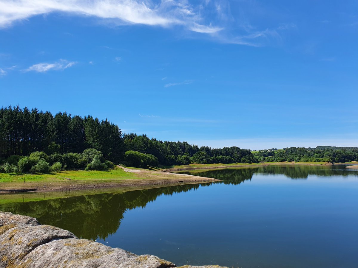 DeeLambert2's tweet photo. Poor, parched Res, one side dry as a bone, the rest of it lower than I've ever seen it. #reservoir #Wayoh https://t.co/DTnkwce2S7