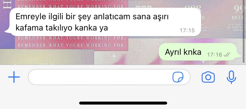 ilişki tavsiyesi verilir