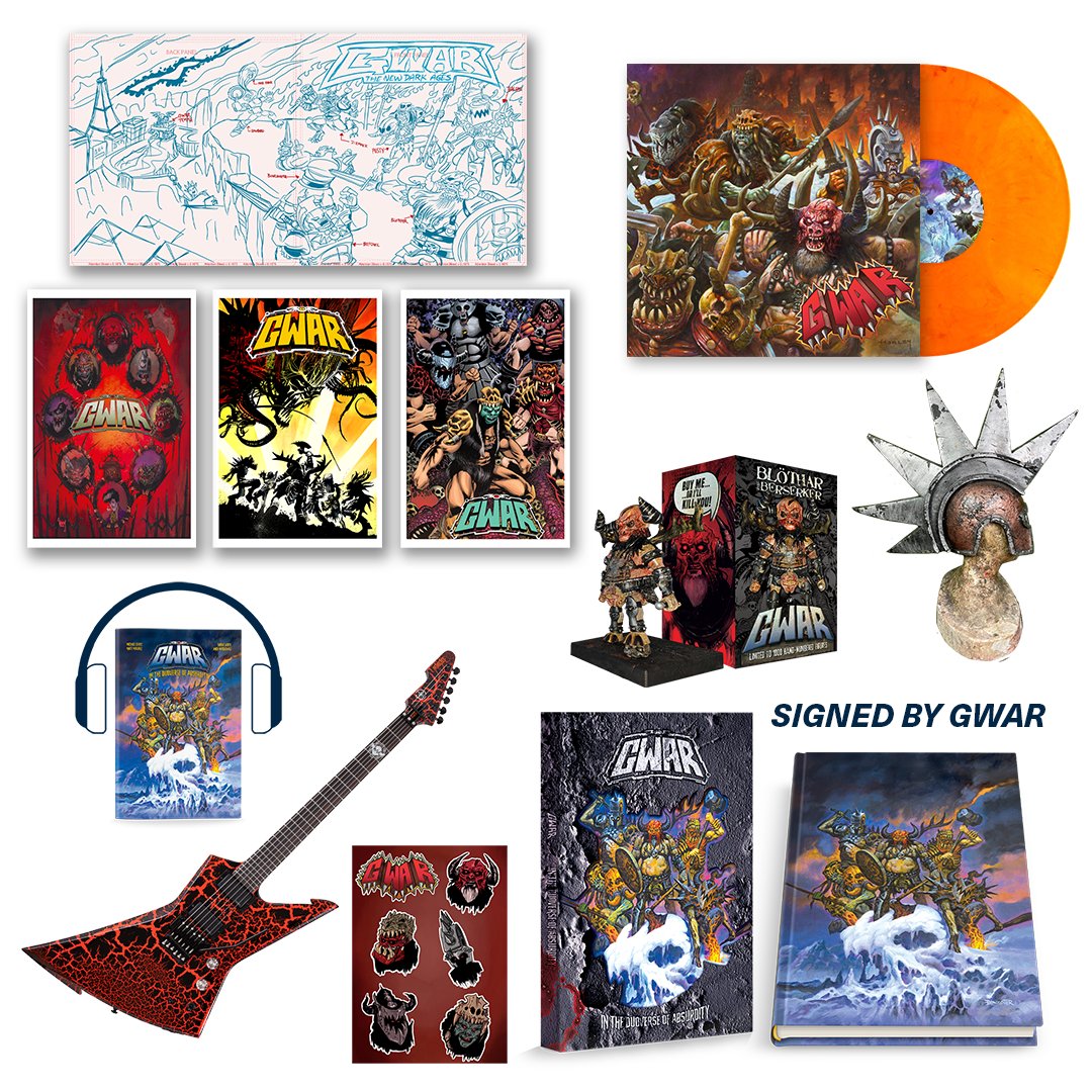 GWAR fans, check out this free preview of the DUOVERSE OF ABSURDITY graphic novel from our friends at Z2 COMICS:  rb.gy/upf9do

If you dig what you see,  use the code GWAR20 for 20% off any format of the book or bundle at Z2comics.com/GWAR
