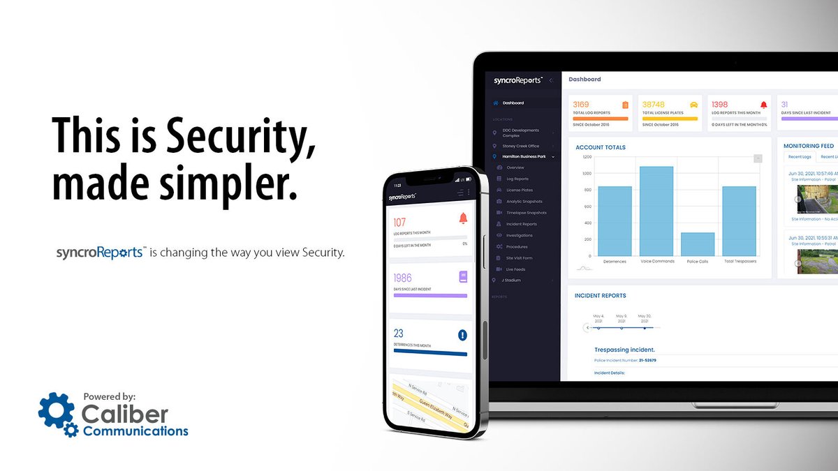 We have just launched our revamped syncroReports! This #software will change the way you view your #security! With new features, upgrades, and improved loading speeds – this is Security, made simpler.

Check out the new features and improvements here:bit.ly/3xwhhVW