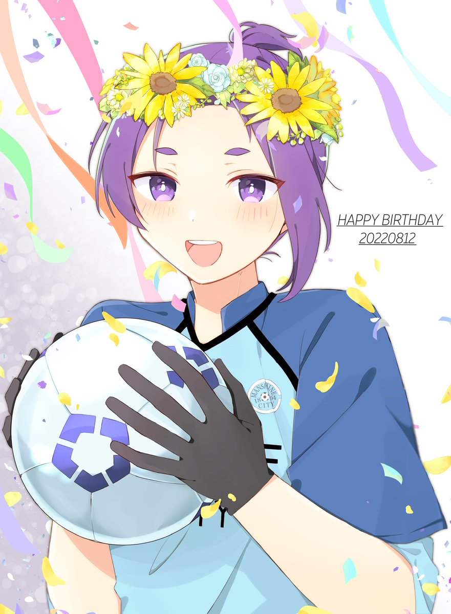 「お誕生日おめでとう〜!!!!幸あれ!!!!! #御影玲王誕生祭2022 #御影玲」|ｵﾜｵﾜのイラスト