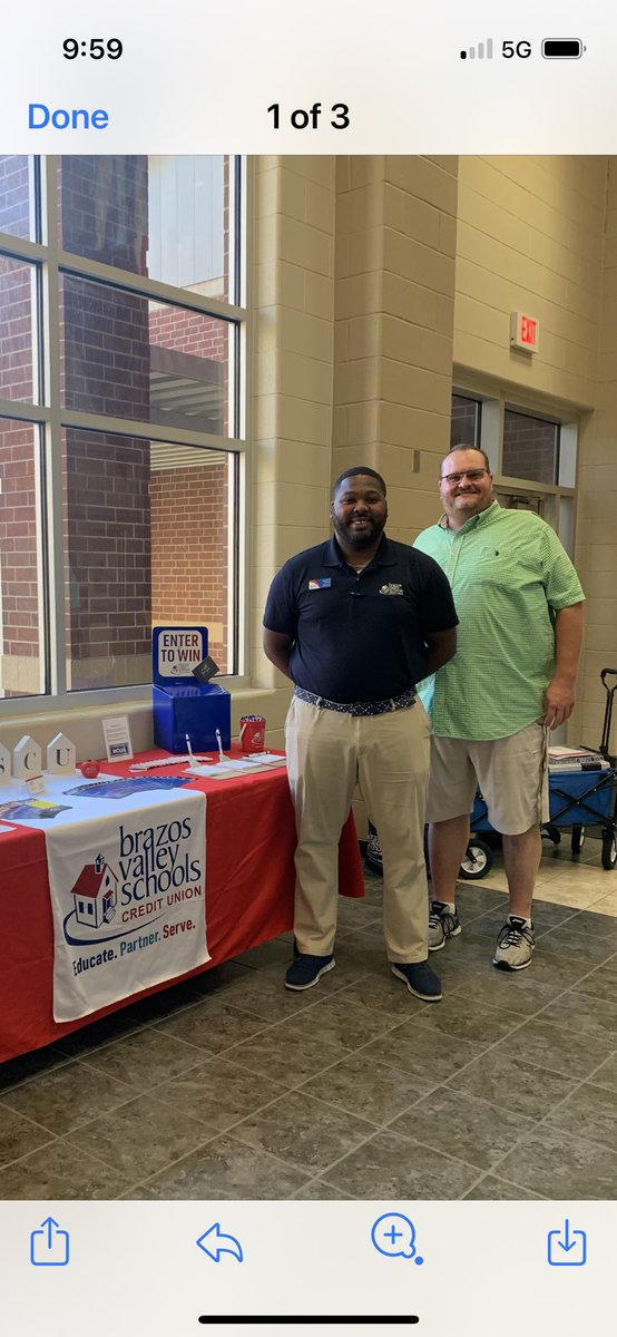 Thank you BVSCU for treating Leaman JH to breakfast.