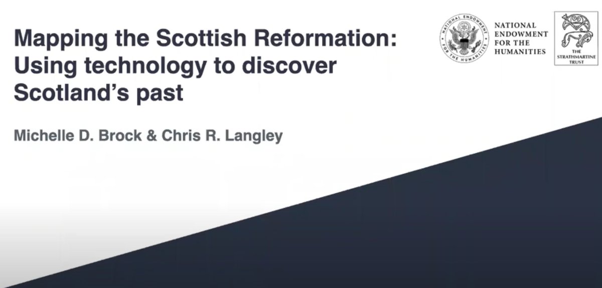 Mapping the Scottish Reformation tweet media