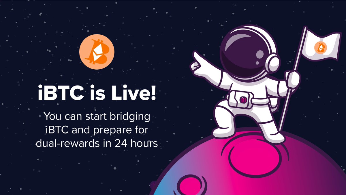 The 1st trustless #Bitcoin - <a href="/InterlayHQ/">Interlay | Bitcoin DeFi</a>'s $iBTC - is live on <a href="/MoonbeamNetwork/">Moonbeam</a>! 🎉

Moving towards a secure future with <a href="/Polkadot/">Polkadot</a>'s native assets, $iBTC plays a vital role in interoperability.

⭐️ $iBTC - $GLMR

Stake: app.stellaswap.com/farm

Guide: docs.stellaswap.com/resources/how-…