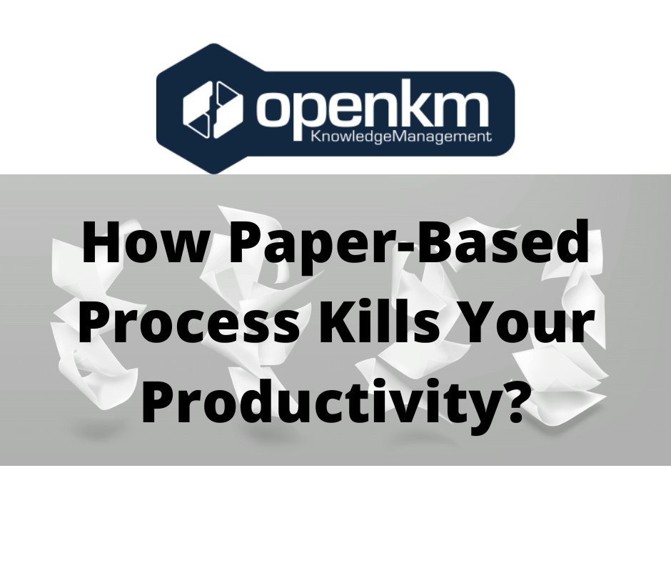 openkm's tweet photo. How #PaperBasedProcess #KillsYourProductivity?
https://t.co/mf2kregPNW
We want to show you what #spheresofworkinglife are affected by using #printedcopies and #documentationcontrol. You will see how personnel perceive the issue and how you can make their #workingprocesses better https://t.co/XaQRJAA6dV