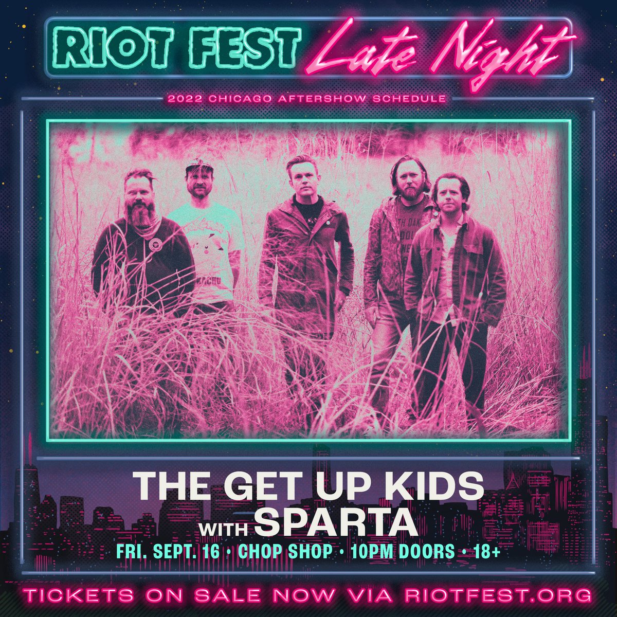 Tickets on sale now via riot fest.org See you soon Chicago!