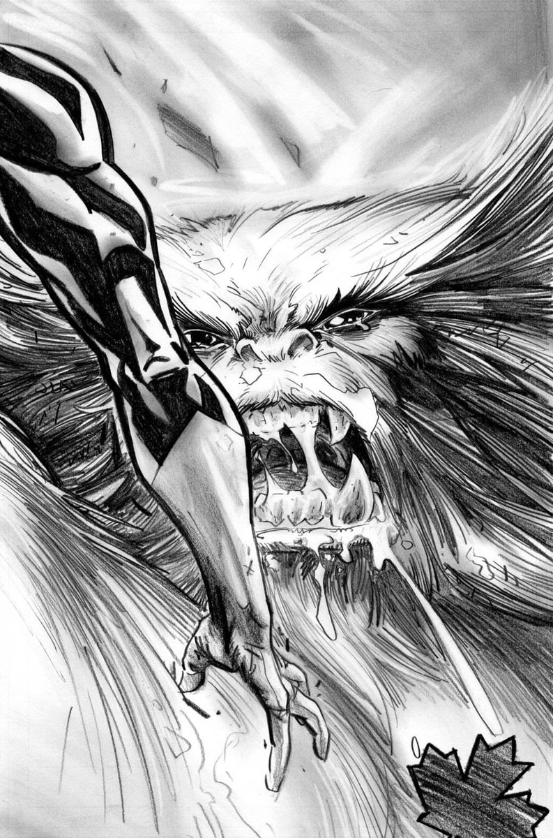 ScottKolins's tweet photo. 1of3. Honestly - at least half the reason I did Omega Flight was just to do the Langkowski/Sasquatch/Tanaraq stuff! (thanks to Michael #Oeming for writing all those great scenes!) https://t.co/aIXwOl7rFr
