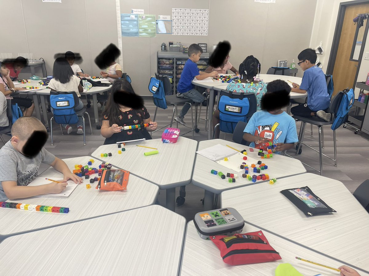 HensleeCasey's tweet photo. Using manipulatives to work on math facts #MATHinLISD @mrsjbrookshire #SREpride @SouthridgeES https://t.co/dZN0AGH0R8