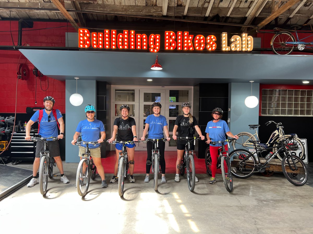 GenesisP2S's tweet photo. The Genesis Team visited @Nine13sports yesterday to gain a deeper understanding of one of our community partners.๐ฒ After a tour of the facility, the staff ventured on an 11-mile bike ride to #ExploreIndy, which included a refreshing ice cream treat. #GreatPartnershipsThriveHere https://t.co/YVoPeK60zP