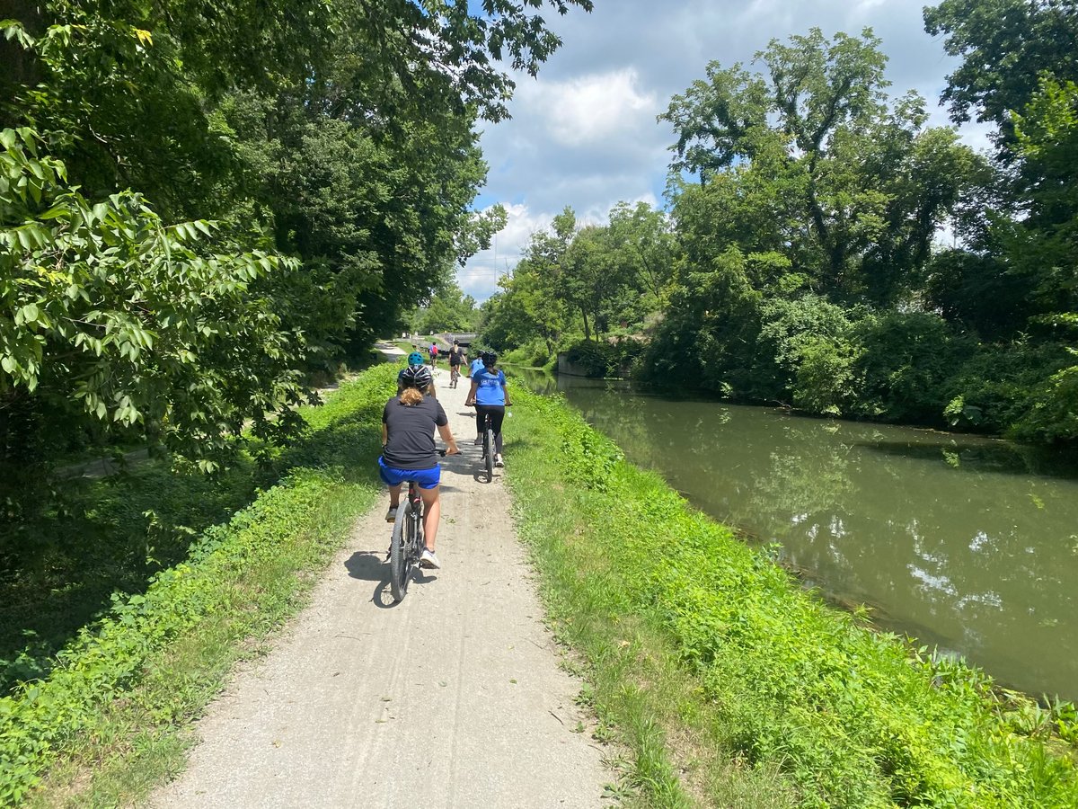 GenesisP2S's tweet photo. The Genesis Team visited @Nine13sports yesterday to gain a deeper understanding of one of our community partners.๐ฒ After a tour of the facility, the staff ventured on an 11-mile bike ride to #ExploreIndy, which included a refreshing ice cream treat. #GreatPartnershipsThriveHere https://t.co/YVoPeK60zP