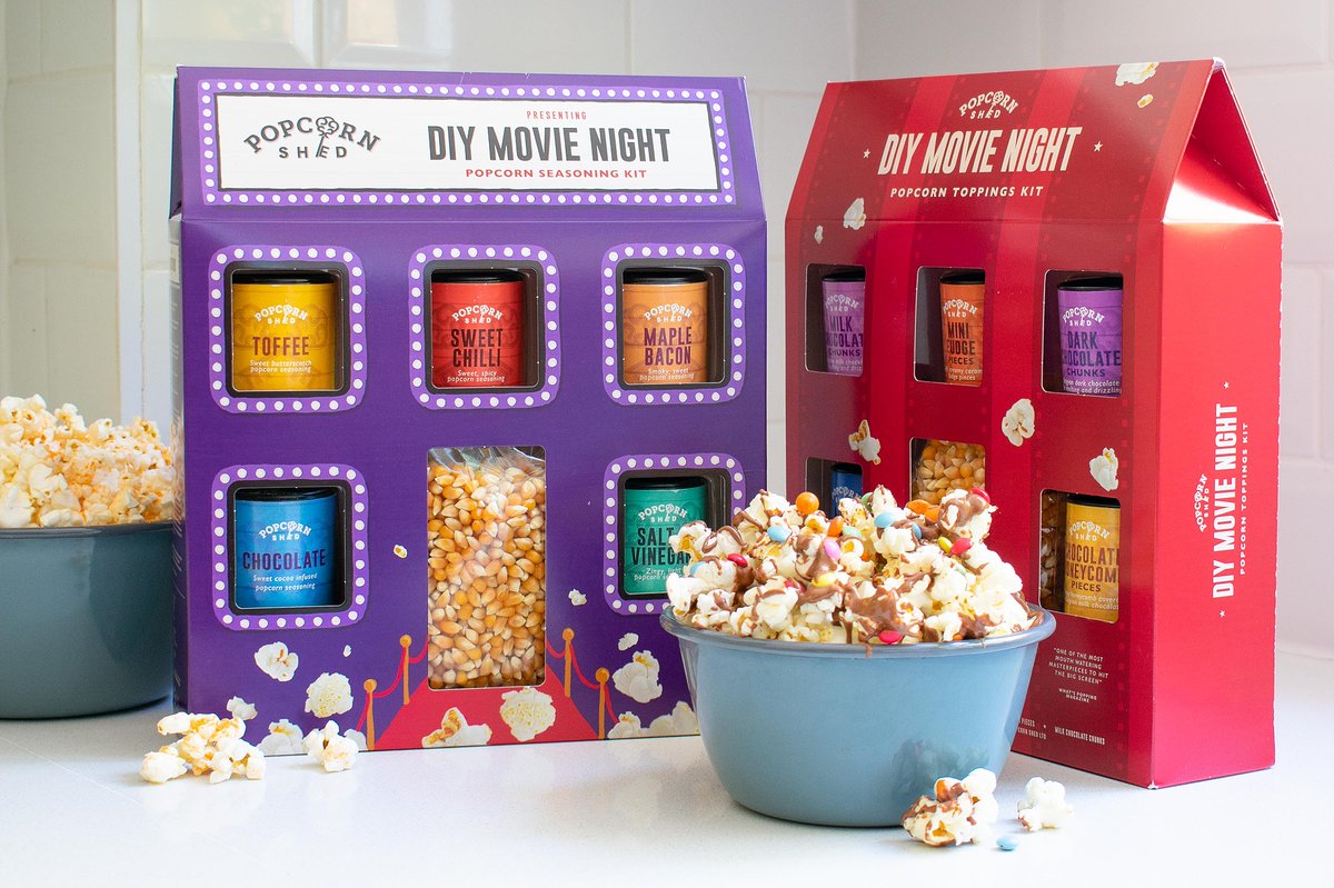 popcornshed's tweet photo. It's time to POP, top, sprinkle and shake your way to popcorn perfection🤩
Introducing... Popcorn Seasoning & Toppings Kits🍿
With a big bag of kernels and 5 tubs of tasty seasonings OR toppings, it's time to make popcorn magic at home!🪄 Available now😍
#diy #homemadepopcorn https://t.co/yZmgrBOXBo