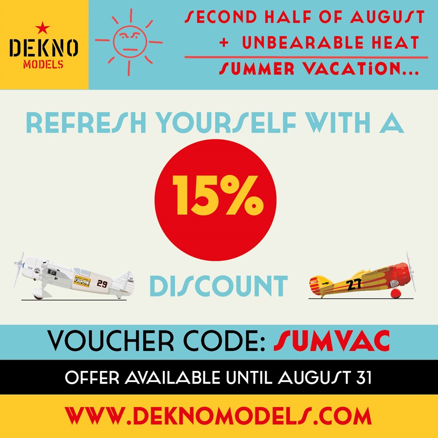 DEKNOModels's tweet photo. Refresh yourself with a 15% OFF - #3dprintedmodelkit #scalemodel #scalemodels #scaalemodelaircraft #modelaircraft #resinkit #resinmodel #scalemodelsworld #maquettes
#172modelkits #148modelkits #maquetteavion #avionsanciens #modellbau #modelisme #modeling #modelife #airRacing https://t.co/krRWz6RbSy