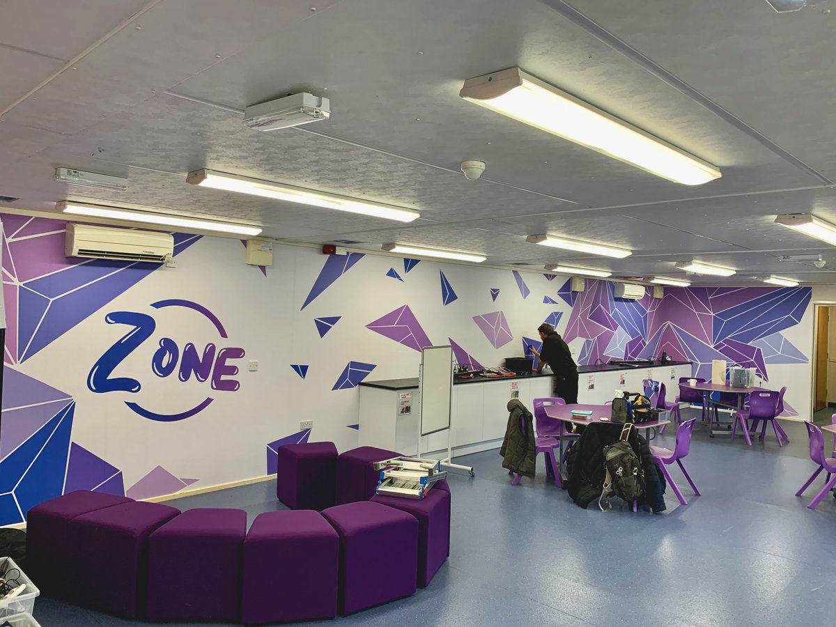 Why stop at wallpaper when you could have a 3D acrylic Logo too? 🤩

This new 3D signage for <a href="/TweetWhitehill/">Trinity Academy Whitehill</a> is the next step in modern signage offered by Print Bureau. 

email info@printbureau.co.uk for enquiries!