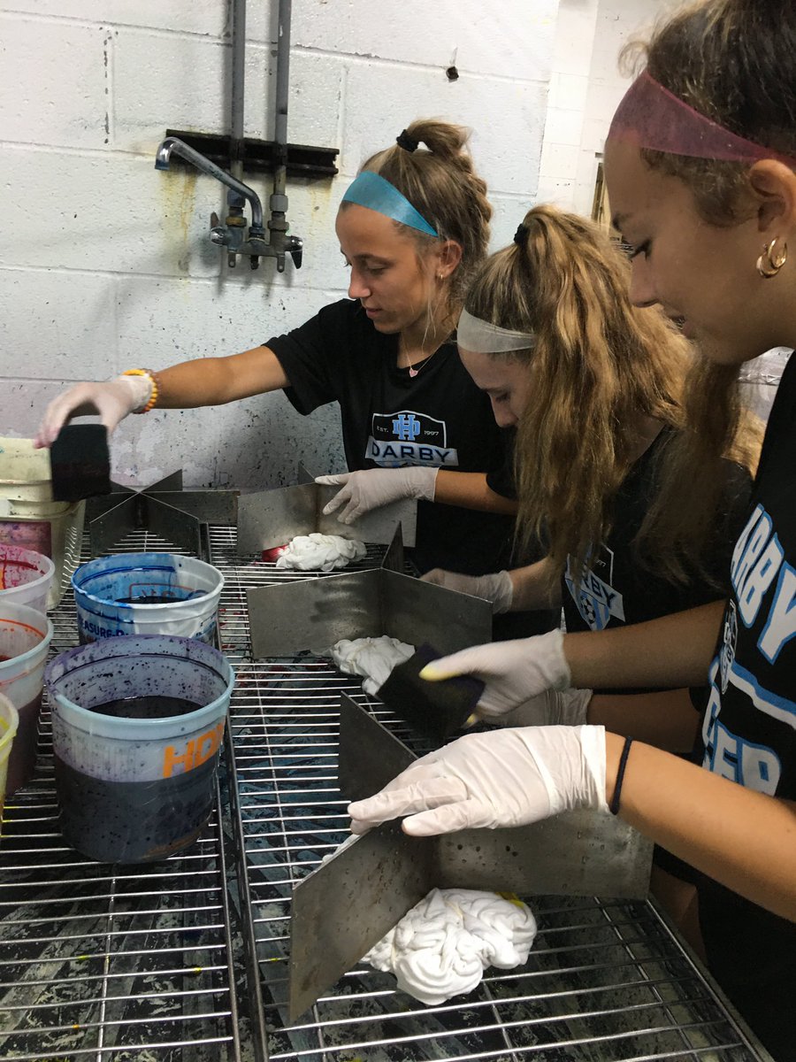 hdhsgirlssoccer's tweet photo. Thank you to @Dyenomite_ apparel for hosting our team as we continued our annual tie dye day! It was a great bonding experience, as well as good way to support a local Hilliard business! https://t.co/tlQdvBxXtQ