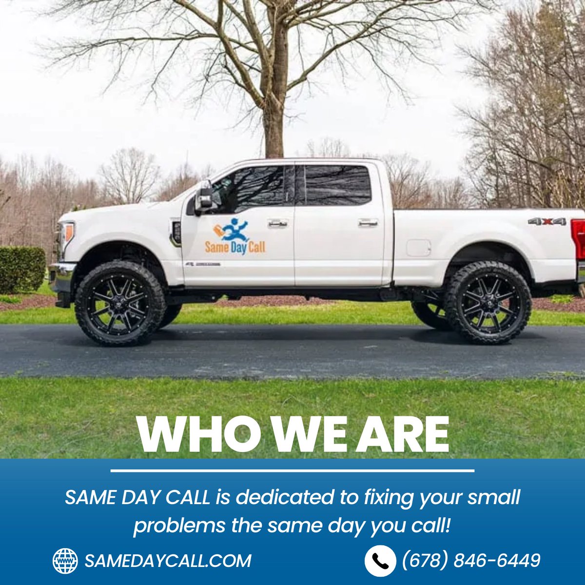 SameDayCall's tweet photo. SAME DAY CALL is dedicated to fixing your small problems the same day you call!

Our experienced and licensed experts are ready to help you!

👇🏻👇🏻

https://t.co/aZvG56ZJwa
.
.
#housefixing #electrical #ironworker #contractor #electrician #remodeling #carpentry #roof #construction https://t.co/52zEmEFDug