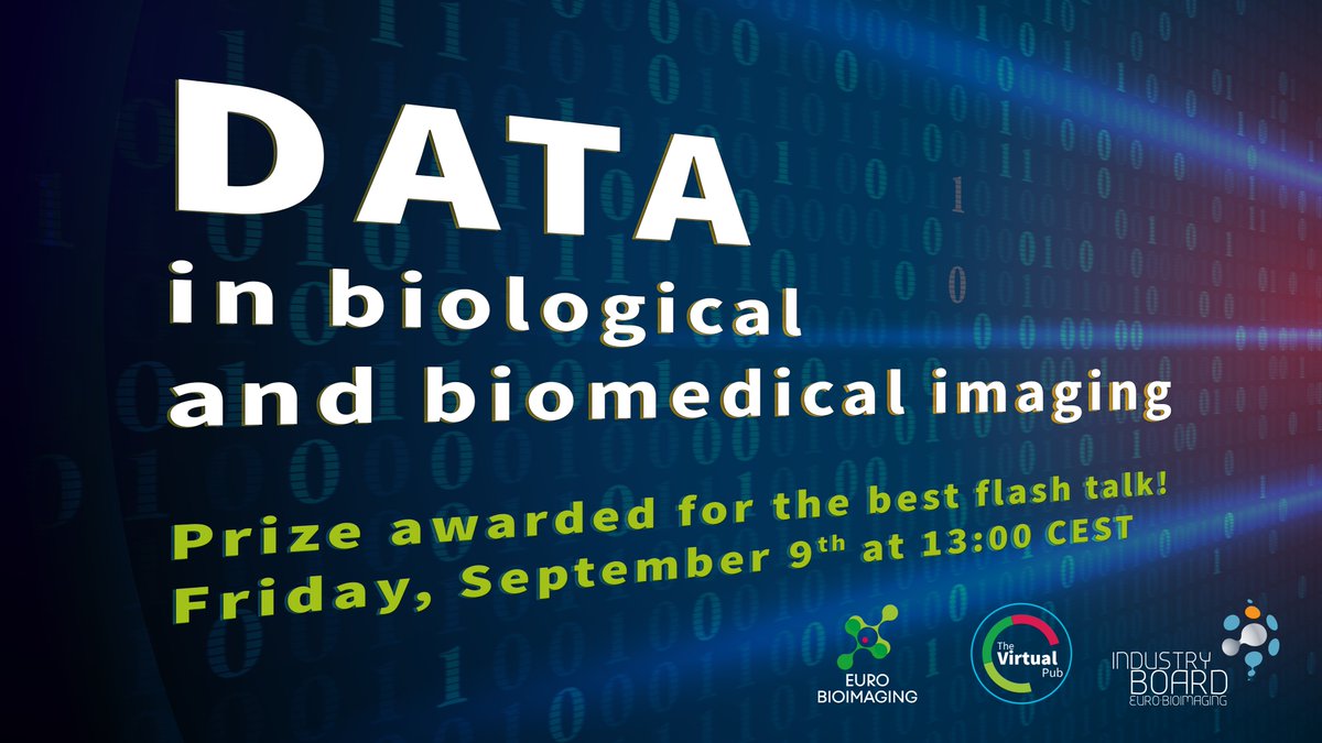 Want to get a feel for what’s happening in the fast-paced field of image data? Join us on🗓️September 9 at 🕐13:00 CEST for the Special Edition #VirtualPub on "DATA" in biological &amp; biomedical imaging. 
All are welcome!⤵️
eurobioimaging.eu/news/part-ii-v…