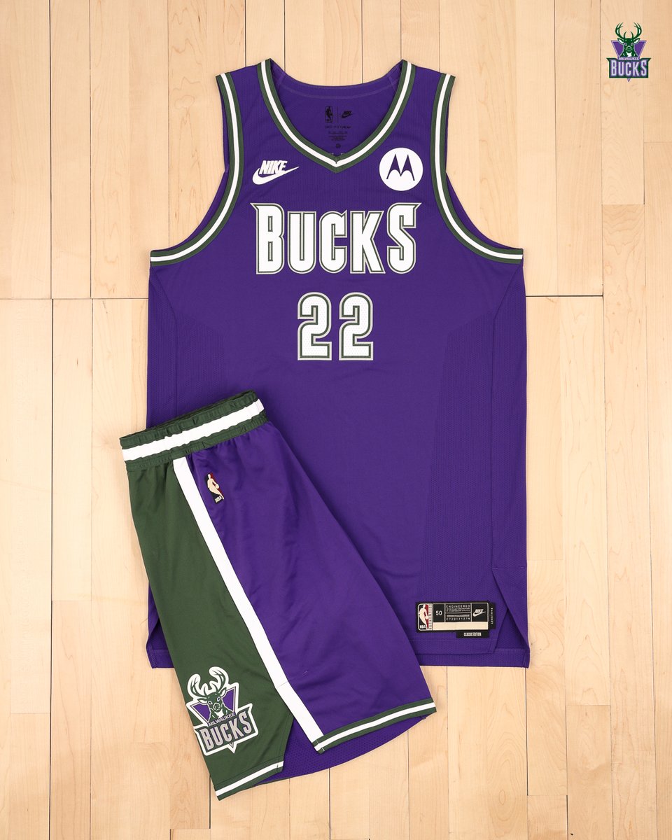 CBSSports's tweet photo. The @Bucks purple unis are coming back this season 👀 https://t.co/s2j1bjG9jg