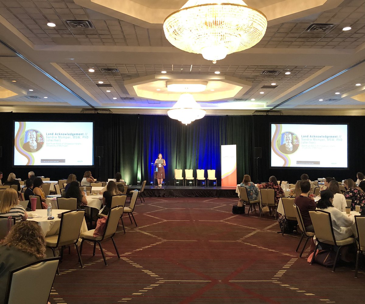 AHIMedDirector's tweet photo. Kicking off the first day of the 2022 Annual Conference on Adolescent Health is our very own Kaleigh Cornelison (she/her) with Opening Remarks! 
@Adolescent_Hlth 
#AHI2022 https://t.co/MCS1aVUDFR