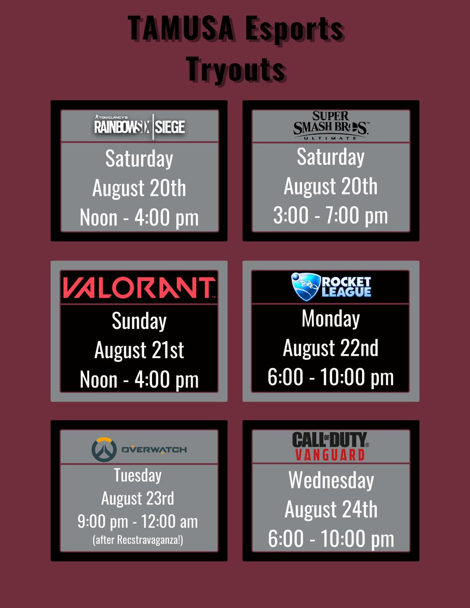 TAMUSA Esports tweet media