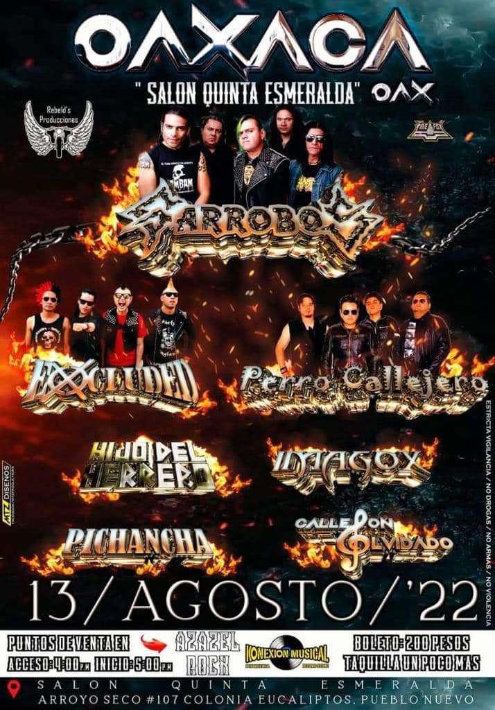 Herrer@s este sábado estaremos rockeando de nueva cuenta, pero en esta ocasión con bandas de CDMX.

L@s esperamos para seguir forjando el metal