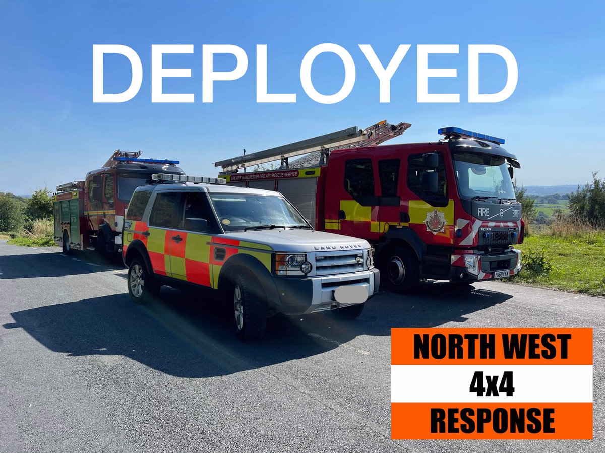NW4x4R's tweet photo. 🚨🚨DEPLOYED🚨🚨
We have been deployed by @manchesterfire  to assist with Public Safety patrols, focussing on Fire prevention and Water safety.
#4x4Response #4x4ResponseUK #4x4rUK #NotJustSnow https://t.co/srpgIM0i0p
