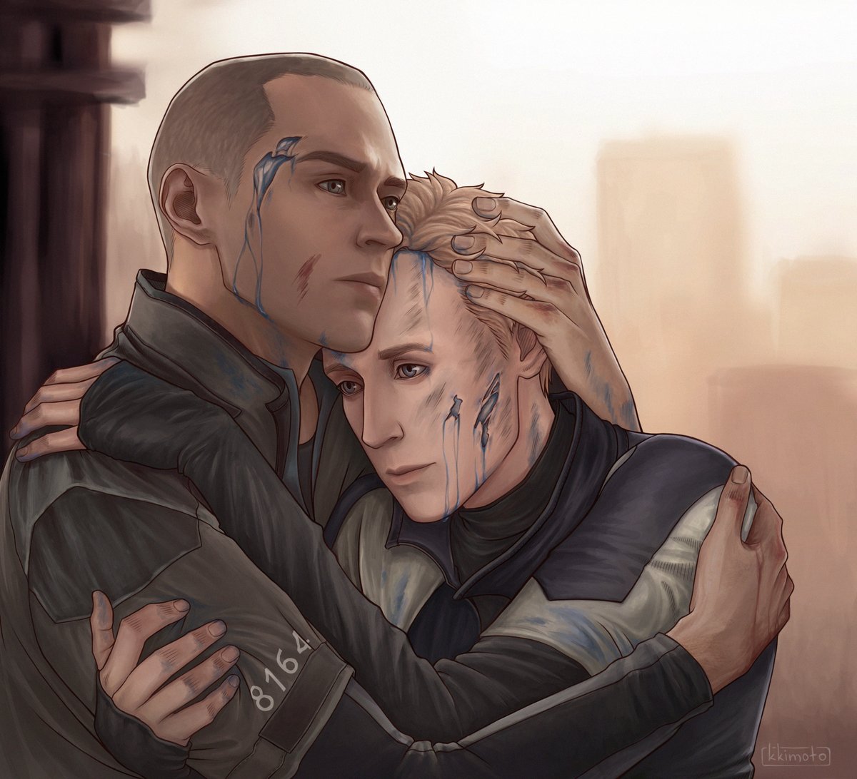 kkimot0's tweet photo. I drew them in the early days of the war. Instead of music I was listening to the incessant explosions😶
#simkus #simarkus #markusxsimon #DetroitBecomeHuman https://t.co/G9QeMzWYBl