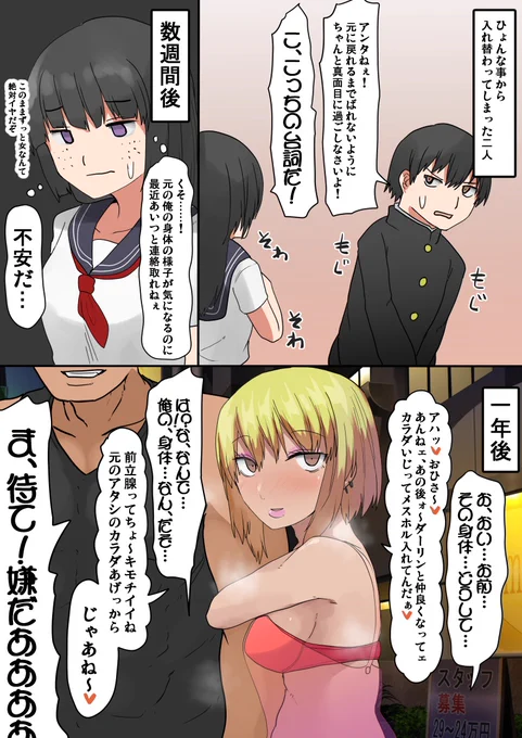 TSF 入れ替わり手遅れシーメール 
