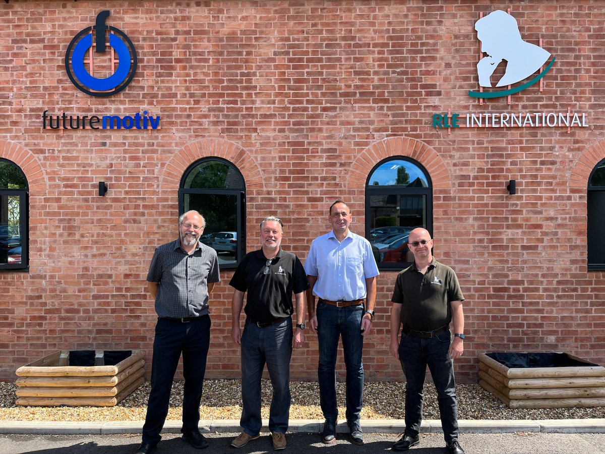 RLEgroup's tweet photo. Robert Rupa and Ralf Laufenberg are meeting with Darren Gowland and the innovative teams of RLE INTERNATIONAL UK and FutureMotiv to discuss new projects and developments at our offices in the American Barns in the Midlands this week.
#meeting #RLEgroup #eMobility #UK https://t.co/k7FH1MT5Lh