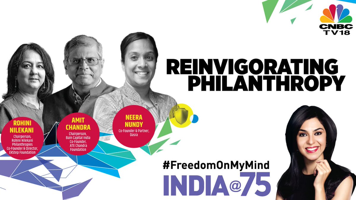 'Glass is half full... philanthropy must go along with Govt spending'

- Amit Chandra

Leading philanthropists launch <a href="/GivingPi/">GivingPi</a>, a trust-based network to rebuild India!

Catch <a href="/ShereenBhan/">Shereen Bhan</a> talk to <a href="/NeeraNundy/">Neera Nundy</a>, Rohini Nilekani &amp; Amit Chandra, tonight @ 7:30