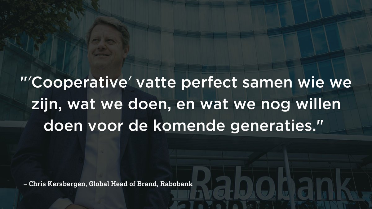 VIM_Group_NL's tweet photo. VIM Group zat onlangs aan tafel met Chris Kersbergen, Global Head of Brand bij @Rabobank, om te praten over waarom het herwinnen van het coöperatieve erfgoed van de bank de beweging naar de toekomst van het merk aanwakkert.  

https://t.co/KBJ9YTu8NR https://t.co/T44aSihghs