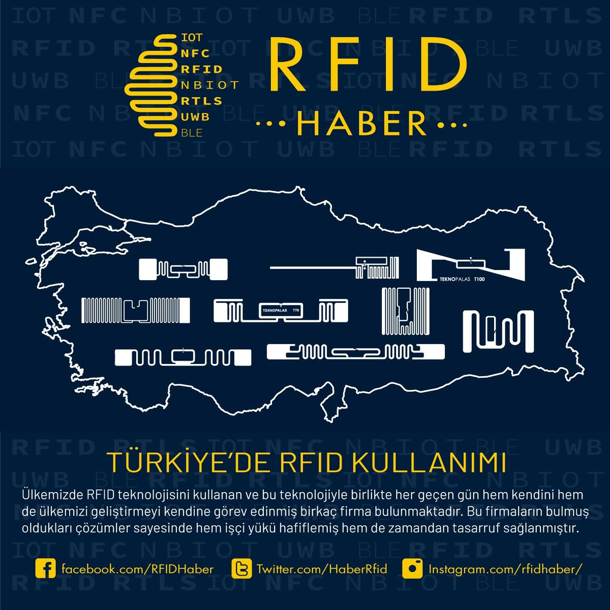 HaberRfid's tweet photo. Türkiye'de RFID Kullanımı
Ülkemizde RFID teknolojisini kullanan firmalar ve projelerini sizler için derledik!

Yazıya ulaşmak için; 
https://t.co/6y8uFb9qnz

#rfid #rfidhaber #türkiye #rfidtecnology #istanbul #rfidtag #rfidsystem #rfidword #kuyumculuk #kantar #demirbaş https://t.co/WnDBvlhCVK