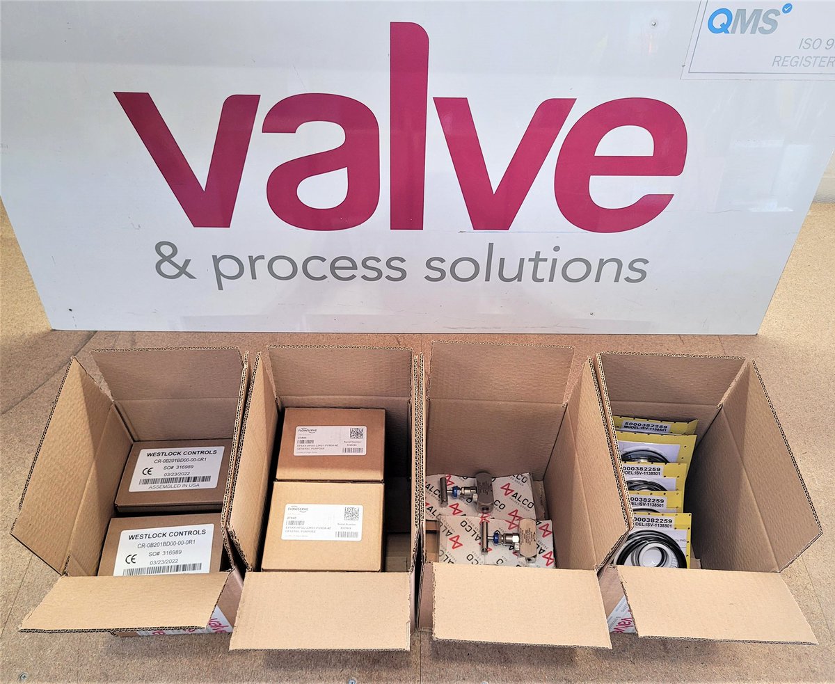 ValvePS's tweet image. Products flying off the shelf! Here are just a few of the recent orders we've had through the Valve Express web store. #AVIDCR #Switchboxes (limited discontinued stock), #PMVEP5 electro-pneumatic #Positioners, #AlcoValves #NeedleValves and #KeystoneActuator spares.