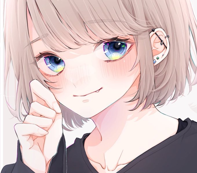 ショートボブのtwitterイラスト検索結果