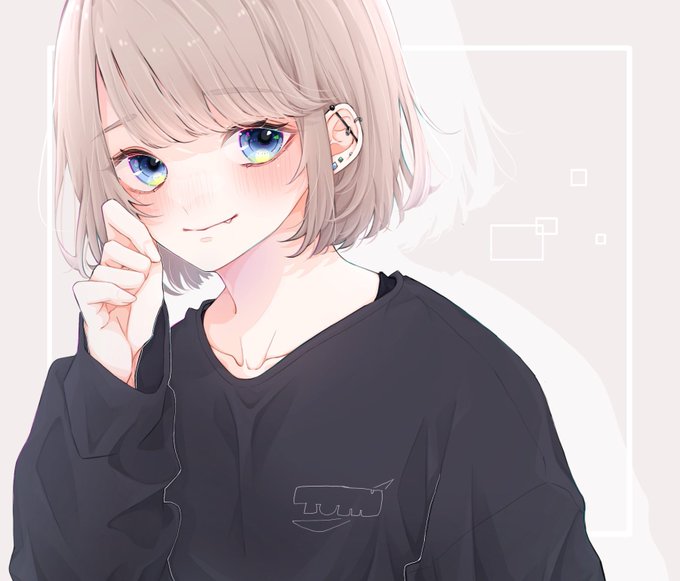ショートボブのtwitterイラスト検索結果 古い順