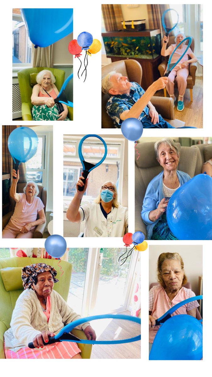 LodgeBelmont's tweet photo. 🙌 HIGH FIVE 🙌 

Our residents throughly enjoyed a games of balloon 🎈 tennis this morning, with lots of fun and laughter 👏 well done all 👏
Promoting their physical well being.Forest Healthcare Ltd Oomph Wellness #dailyexercise #PhysicalWellness #haveingfun https://t.co/U1mLzLKG79