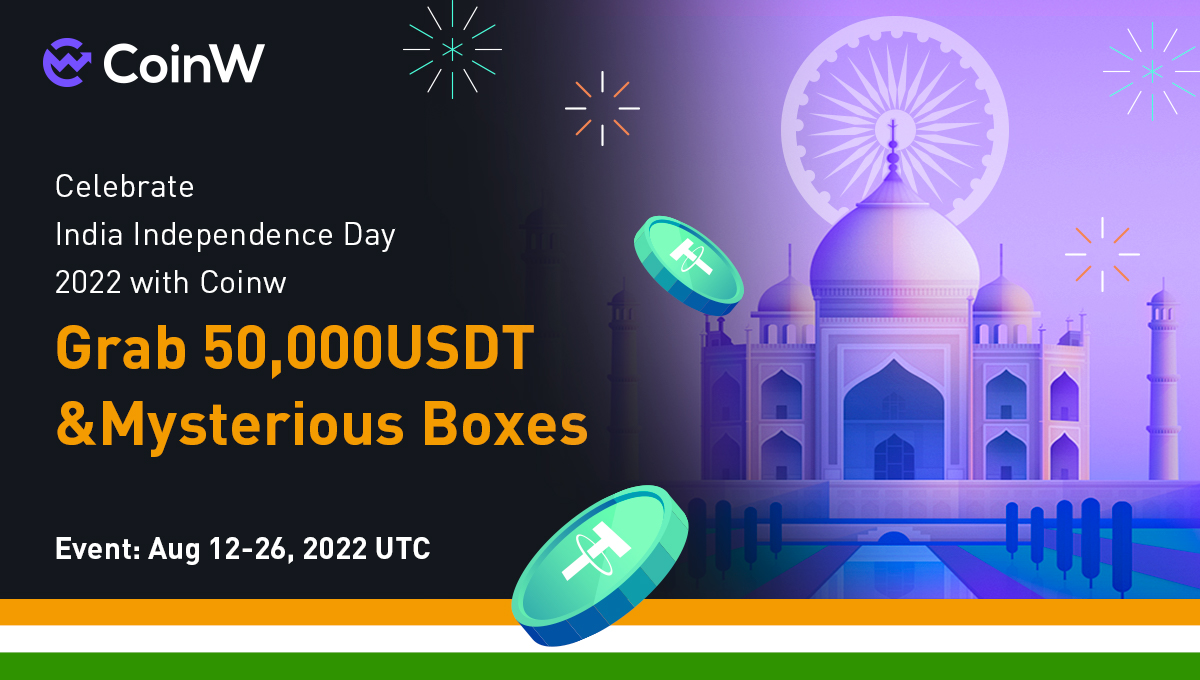 CoinW_SouthAsia's tweet photo. 🇮🇳Celebrate 75th Anniversary of Indian Independence, $ 50,000,Mystery boxes &amp;CoinW T-shirts are Giving away😍😍

😊Follow us and Join community https://t.co/CYCT3OYV9J:

👉Sign up for event: https://t.co/nnIzdJiNDU

🇮🇳Register if you have no coinw account: https://t.co/WrCjEUHuXD https://t.co/Ttx9L7TneU