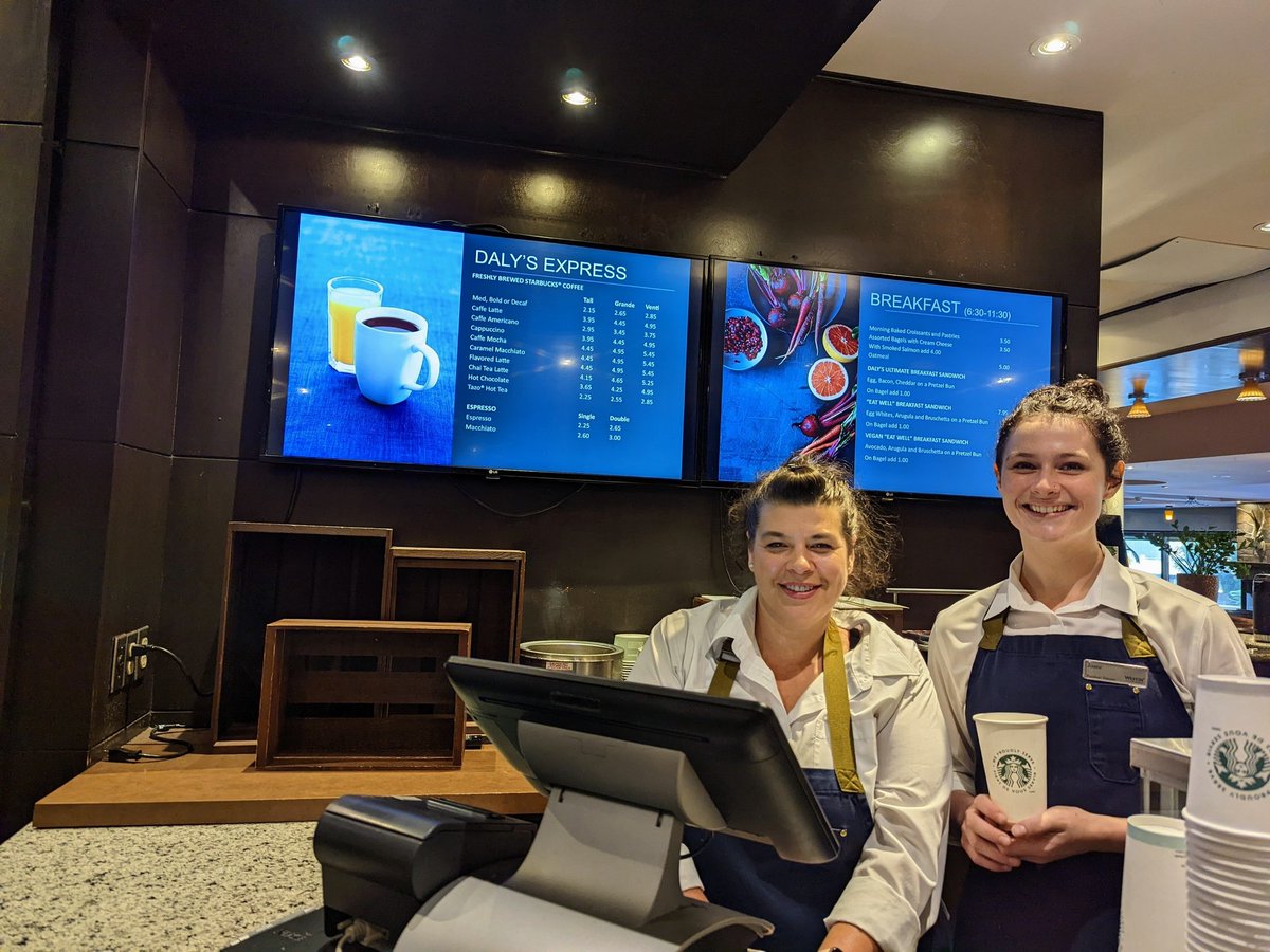 IAFF 3172 (@iaff3172) on Twitter photo Day 4 of business at the #IAFF56th shout out to these two young ladies at Daly's Express in the #westinhotel Pictured below. They have risen to the challenge of serving hundreds of cups of coffee to the members at the convention. <a href="/Westin/">Westin Hotels</a> <a href="/Iaff2022/">IAFF Convention 2022</a> @IAFFNewsDesk <a href="/Starbucks/">Starbucks</a> Day 4 of business at the #IAFF56th shout out to these two young ladies at Daly's Express in the #westinhotel Pictured below. They have risen to the challenge of serving hundreds of cups of coffee to the members at the convention. <a href="/Westin/">Westin Hotels</a> <a href="/Iaff2022/">IAFF Convention 2022</a> @IAFFNewsDesk <a href="/Starbucks/">Starbucks</a>