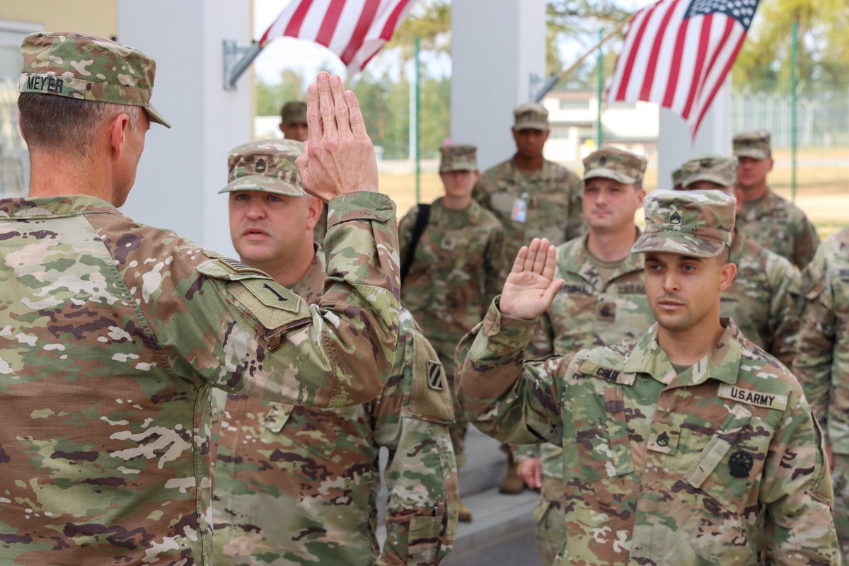 Raider Brigade (@1abct_3id) on Twitter photo Maj. Gen. Meyer <a href="/FightingFirst/">1st Infantry Division</a> conducted a re-enlistment recently at #GTA. Staff Sgt. David Cruz said, "I love what I do as a 19K and want to be part of the U.S. Army legacy and bringing up the next generation of tankers." #DesertRogues #ROTM #RaidersFirst Maj. Gen. Meyer <a href="/FightingFirst/">1st Infantry Division</a> conducted a re-enlistment recently at #GTA. Staff Sgt. David Cruz said, "I love what I do as a 19K and want to be part of the U.S. Army legacy and bringing up the next generation of tankers." #DesertRogues #ROTM #RaidersFirst