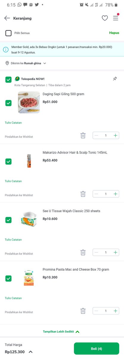 jik00ks's tweet photo. @tokopedia Beneran. Udh standby buat beli daging #SaldoKaget https://t.co/wnj3xazNMw